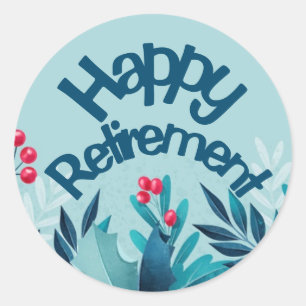 Sticker Rond Bonne retraite