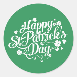 Sticker Rond Bonne Saint Patrick's Day
