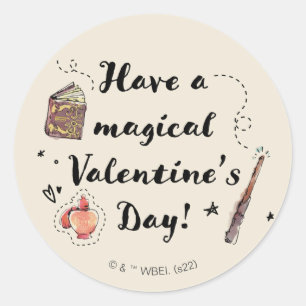 Sticker Rond Bonne Saint Valentin !