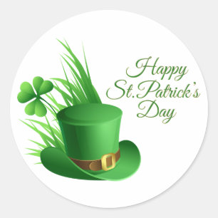 Sticker Rond Bonne St. Patrick's Day salutations