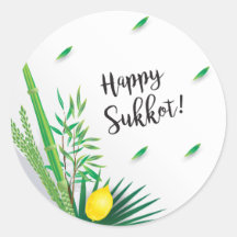 Bonne Sukkot Festival Juif Fête Lulav Etrog