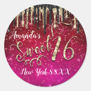 Sticker Rond Bons Confettis Gold de la 16e édition