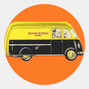 Sticker Rond Bookmobile