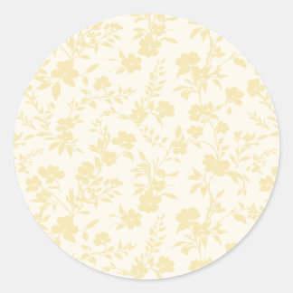 Sticker Rond Botanical Garden Buttercream - Neutral