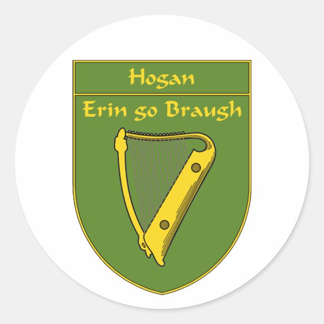 Sticker Rond Bouclier indicateur Hogan 1798 (Devant)