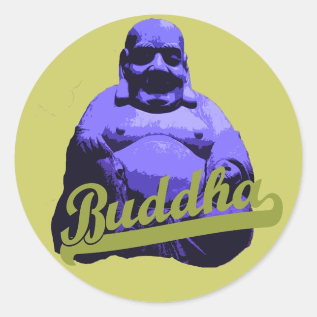Sticker Rond Bouddha (Devant)