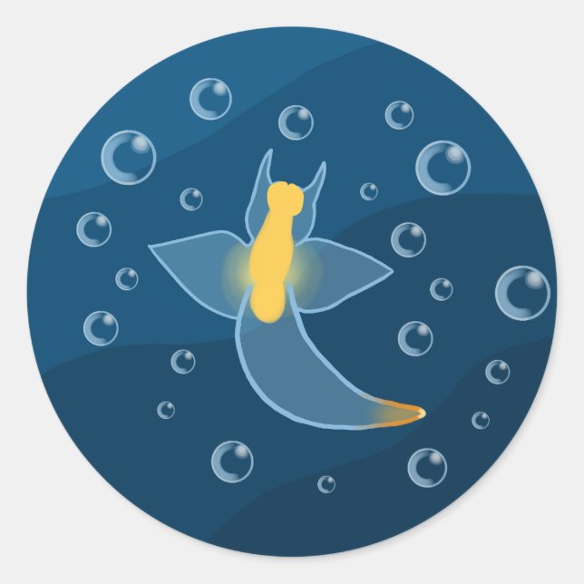 Sticker Rond Boue de mer Sea Angel (Devant)