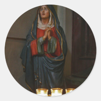 Sticker Rond Bougies d'espoir [Noël]