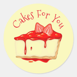 Sticker Rond Boulangerie pâtisseries design Cadeau marque d'ent