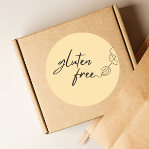 Sticker Rond Boulangerie sans gluten