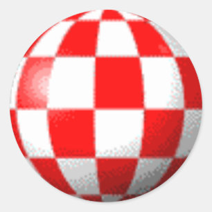 STICKER ROND BOULE D'AMIGA BOING