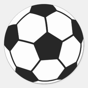 Sticker Rond Boule de football
