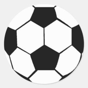 Sticker Rond Boule de football