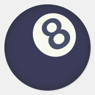 Sticker Rond Boule de piscine 8