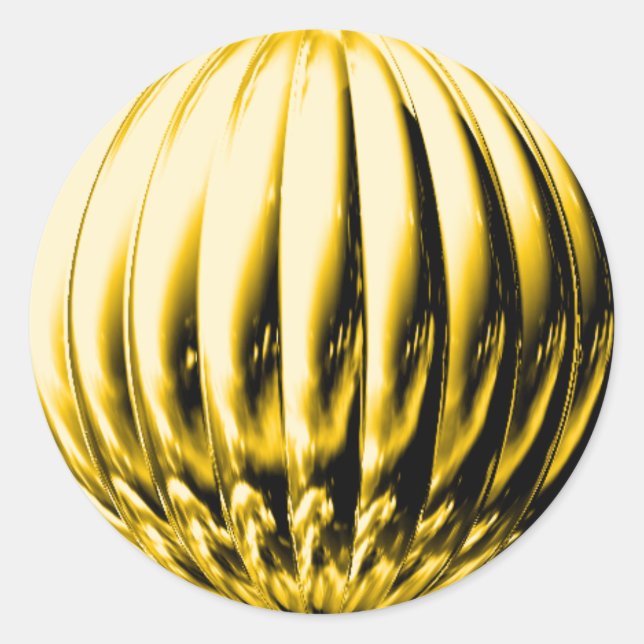 Sticker Rond Boule rainurée (Devant)