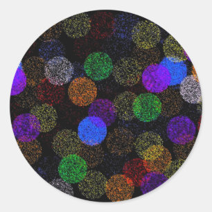 Sticker Rond Boules de fils