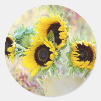 Sticker Rond Bouquet