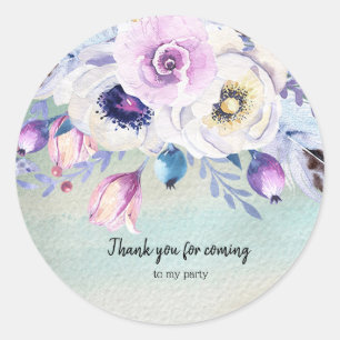 Sticker Rond Bouquet de fleurs pour toutes les occasions