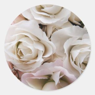 Sticker Rond Bouquet mariage