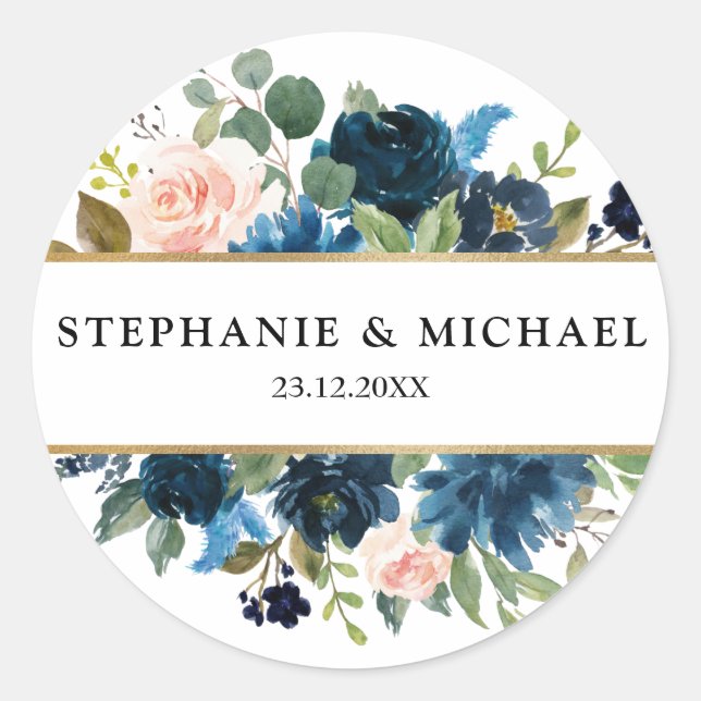 Sticker Rond Bourgogne Rouge Floral Russe Boho Merci (Devant)