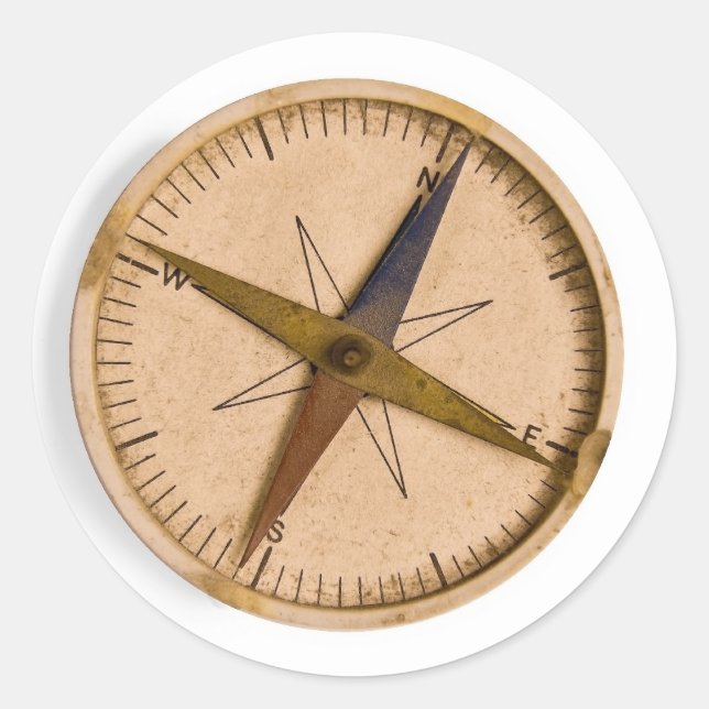 Sticker Rond boussole (Devant)
