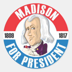 Sticker Rond Bouton de campagne des présidents américains : #4 