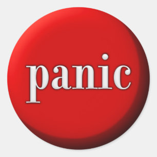 Sticker Rond Bouton de panique