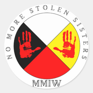 Sticker Rond Bouton Porte - clé Plus De Soeurs Volées