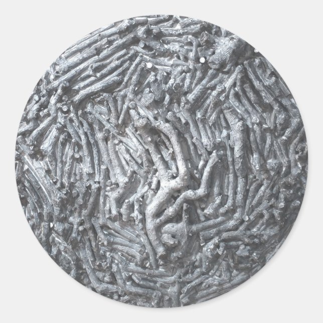 Sticker Rond Bouts : Lune (Devant)