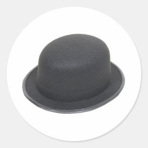 Sticker Rond BowlerHat080909