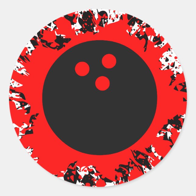 Sticker Rond bowling (Devant)