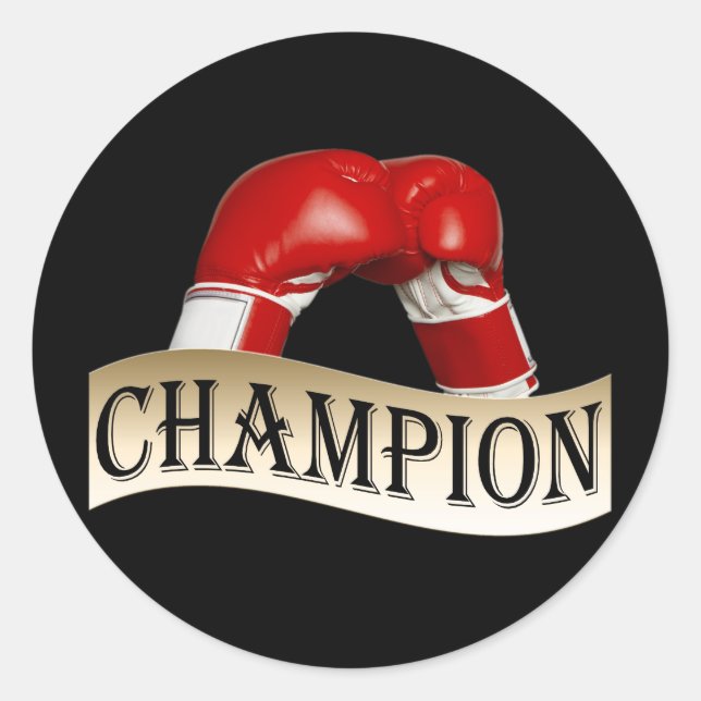 STICKER ROND BOXING (Devant)