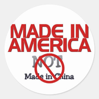 STICKER ROND BOYCOTT FAIT EN CHINE