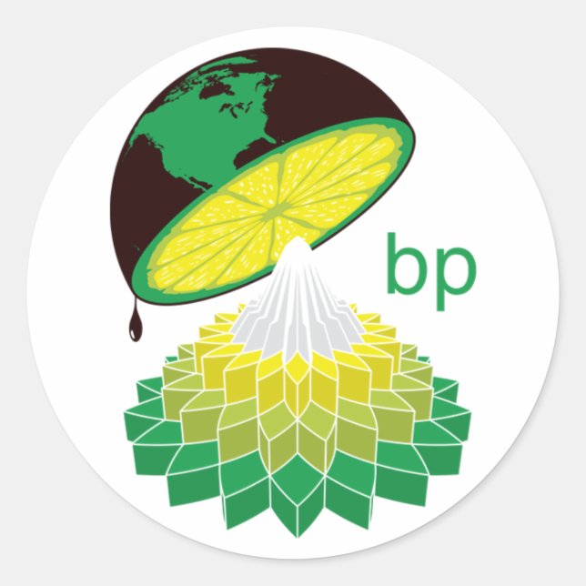Sticker Rond BP Logo Version 1 (Sticker) (Devant)