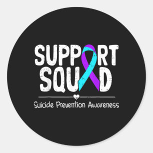 Sticker Rond Bracelet de soutien et de sensibilisation au suici