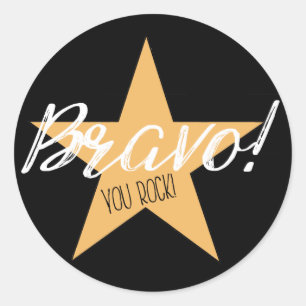 STICKER ROND "BRAVO ! VOUS BASCULEZ ! "