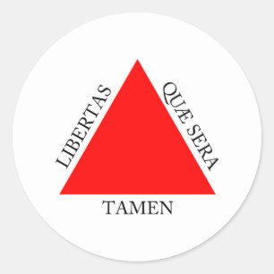 Sticker Rond Brésil Minas Gerais Drapeau de haute qualité