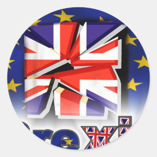 Sticker Rond brexit