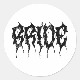 Sticker Rond Bride1 Mariage Bachelorette de la saison Éffrayant