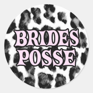 Sticker Rond Brides Posse