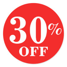Bright Red White 30% DE BON