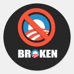 STICKER ROND BRISÉ
