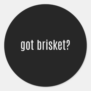 Sticker Rond Brisket Bbq