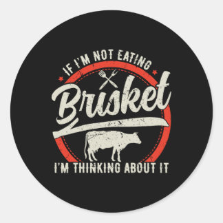 Sticker Rond Brisket Beef Grill Barbecue Grill Master