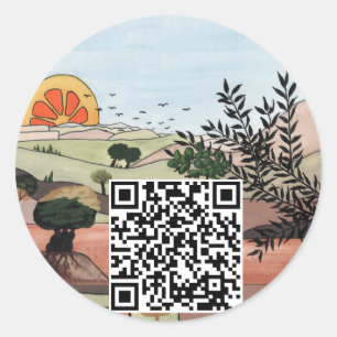 Sticker Rond Brodeurs de Gaza