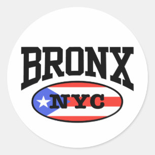 Sticker Rond Bronx Puerto Rican
