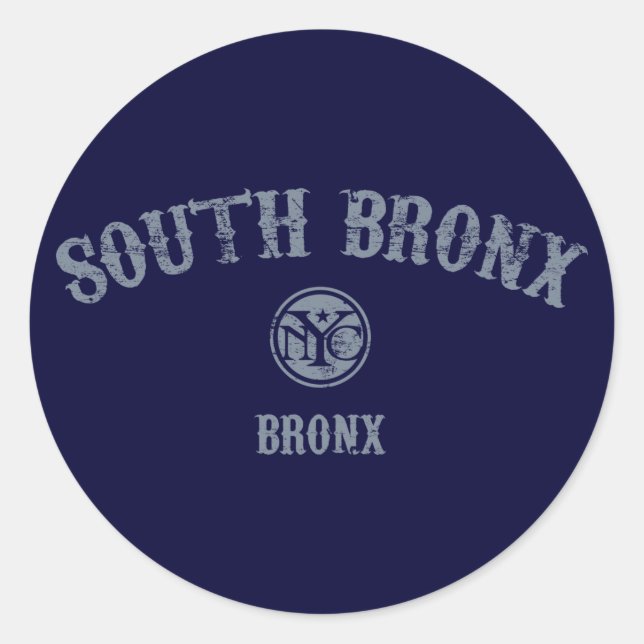 Sticker Rond Bronx Sud (Devant)