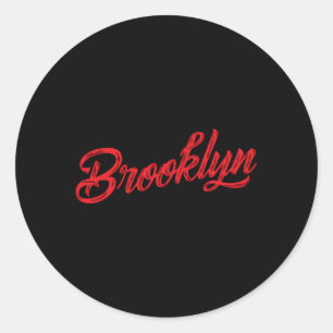 Sticker Rond Brooklyn