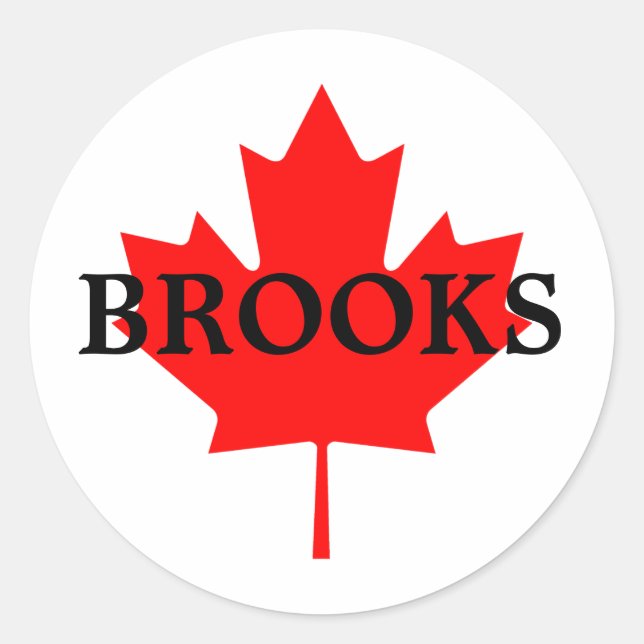 STICKER ROND BROOKS (Devant)