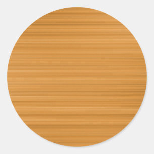 Sticker Rond Brossé Ocre Tan
